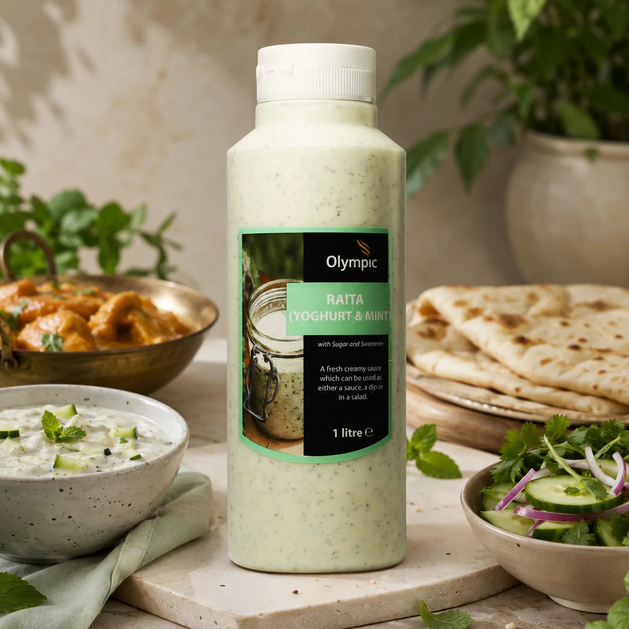 Olympic Raita (Yoghurt & Mint) 6x1L
