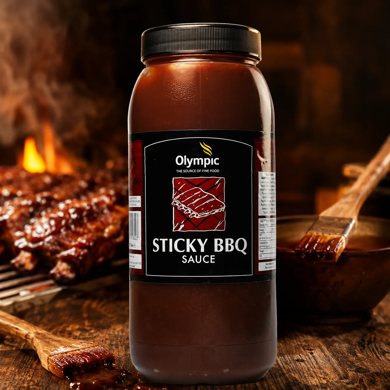Olympic Sticky BBQ Sauce 2x2.27L Jar