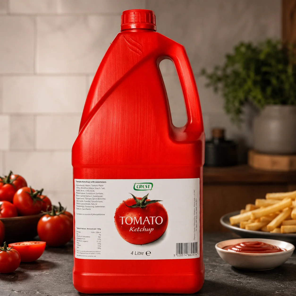 Crest Tomato Ketchup 2x4L Jug