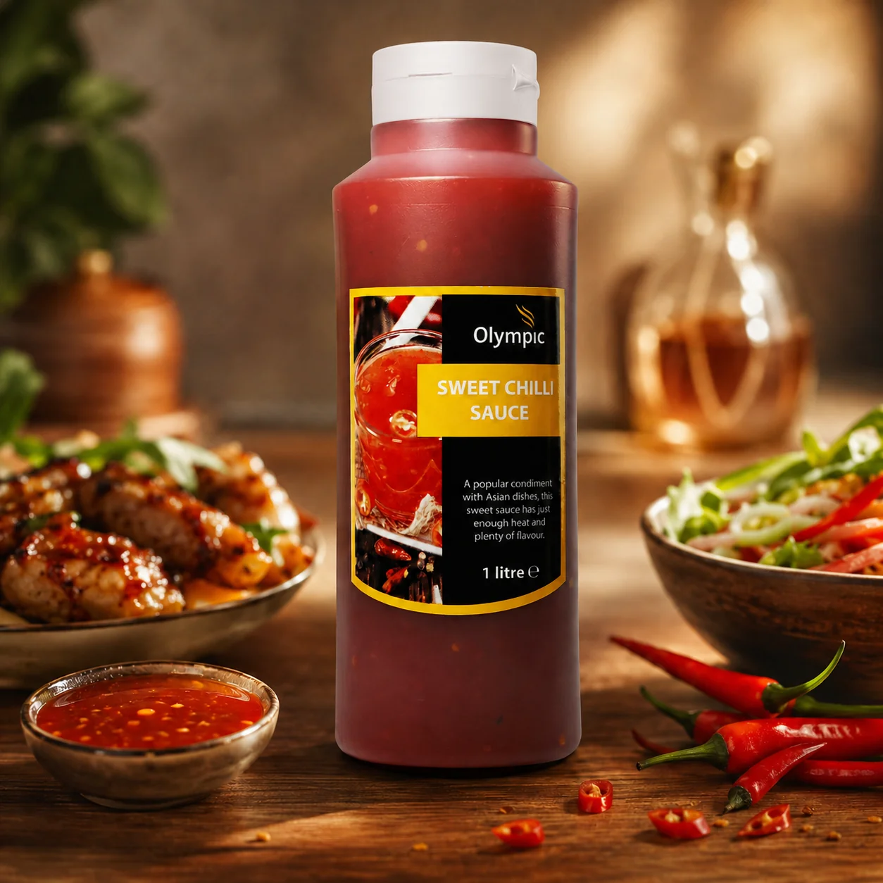 Olympic Sweet Chilli Sauce 6x1L Bottle