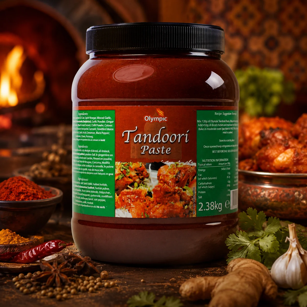Olympic Tandoori Paste 2x2.38kg Jar