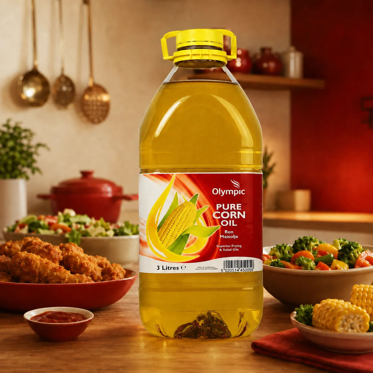 Olympic Corn Oil 4x3L PET