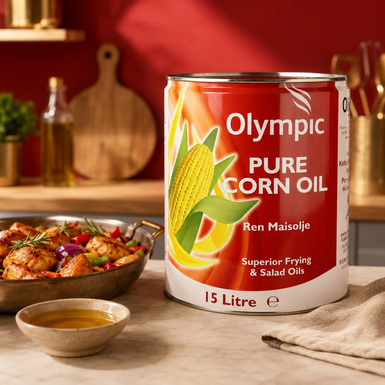 Olympic Corn Oil 15L Drum