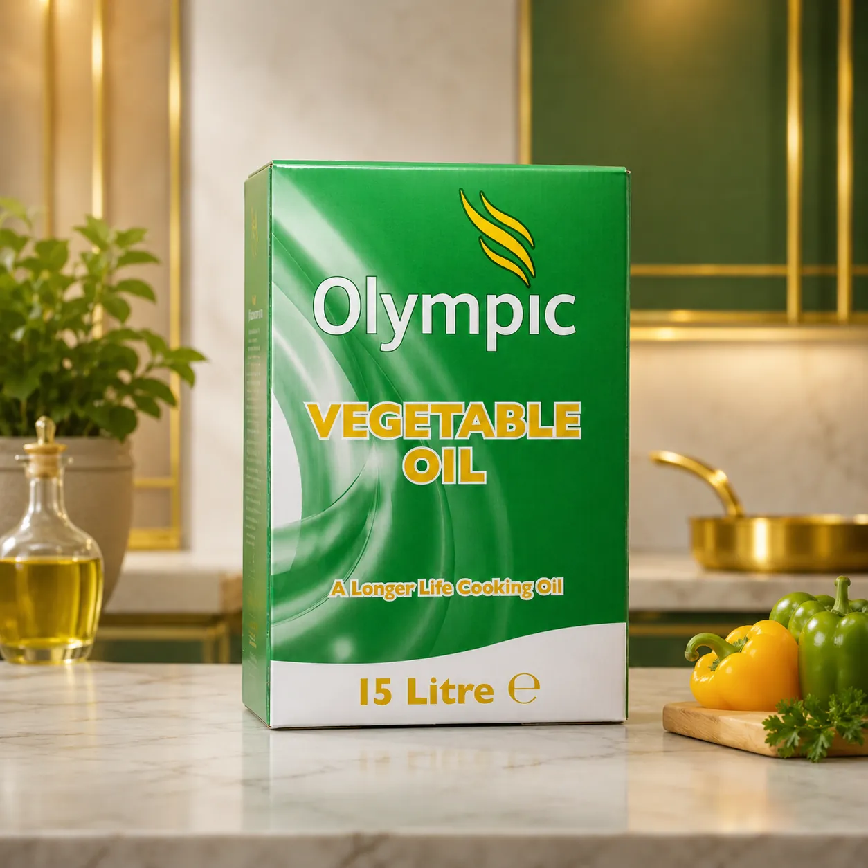Olympic Vegetable Oil 15L Bottle-in-Box